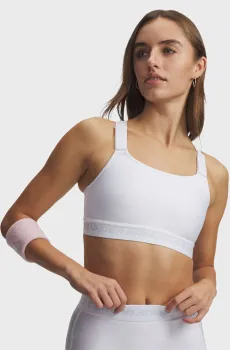 Женский белый топ HeatGear High Белый M Under Armour 6011152-100