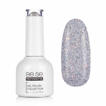 Гель-лак для ногтей Be.Se Professional Gel Polish Collection Glitter 30 Прозрачный, с голографическими блестками, 10 г Гель-лак для ногтей Be.Se Professional Gel Polish Collection Glitter 30 Прозрачный, с голографическими блестками, 10 г