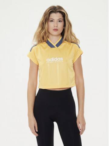 adidas Футболка Tiro Summer IS0726 Жовтий Slim Fit adidas Футболка Tiro Summer IS0726 Жовтий Slim Fit