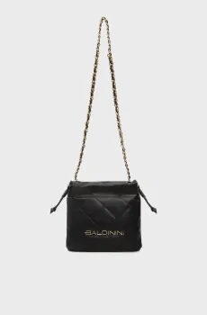 Женская черная кожаная сумка Черный ONESIZE Baldinini G4FPWGEJ0012;999