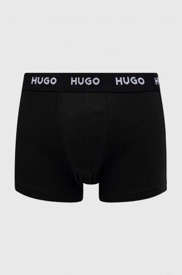 Боксеры HUGO (3-pack) мужские цвет чёрный Боксеры HUGO (3-pack) мужские цвет чёрный