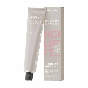 Перманентная крем-краска для осветления седых волос Indola Blonde Expert Highlift + Blend, H.1+ Ash+, 60 мл Перманентная крем-краска для осветления седых волос Indola Blonde Expert Highlift + Blend, H.1+ Ash+, 60 мл