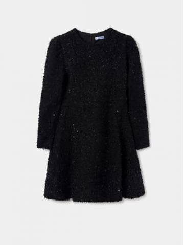 Mayoral Повсякденна сукня 7.956 Чорний Regular Fit Mayoral Повсякденна сукня 7.956 Чорний Regular Fit