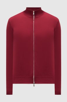 Красный кардиган