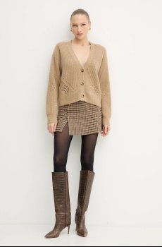 Кардиган с шерстью BOSS Orange C_Fortellini