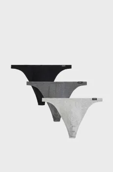 Мужские стринги (3 шт) Разноцветный S Atlantic 3BMP-253