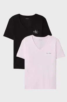 Женская футболка (2 шт) MONOLOGO Разноцветный XS Calvin Klein Jeans LV047C906G