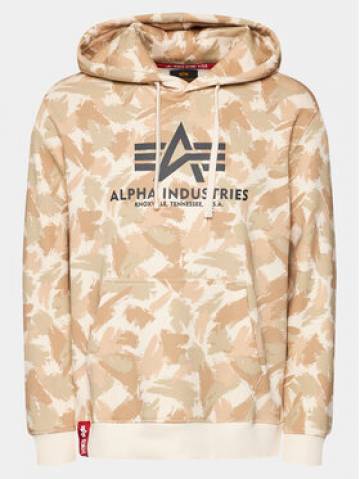 Alpha Industries Світшот Basic 178312C Бежевий Regular Fit Alpha Industries Світшот Basic 178312C Бежевий Regular Fit