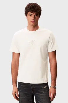 Мужская белая футболка EASY Белый XXL Calvin Klein Jeans LV04RD253G