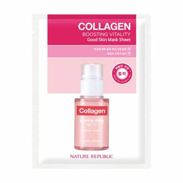 Тканевая маска для лица Nature Republic Good Skin Collagen Mask Sheet, 24 г Тканевая маска для лица Nature Republic Good Skin Collagen Mask Sheet, 24 г