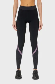 Женские черные леггинсы AWSB-IBERIS-WT08 Leggings Черный XXS-XS Diesel A11275 0LHAE
