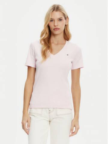 Tommy Hilfiger Футболка New Cody WW0WW40584 Рожевий Slim Fit Tommy Hilfiger Футболка New Cody WW0WW40584 Рожевий Slim Fit