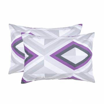 Наволочка бязевая Home Line Калейдоскоп, серо-фиолетовая, 50*70 см, 2 шт (174453) Наволочка бязевая Home Line Калейдоскоп, серо-фиолетовая, 50*70 см, 2 шт (174453)
