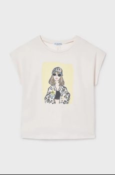 Детская хлопковая футболка Mayoral