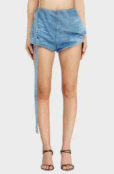 Женские голубые джинсовые шорты DE-DREXA-FSI1 Голубой 26 Diesel A23770 09P23