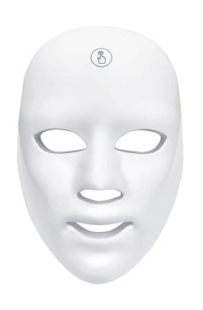Светодиодная LED-маска для микротоковой фототерапии лица, белая