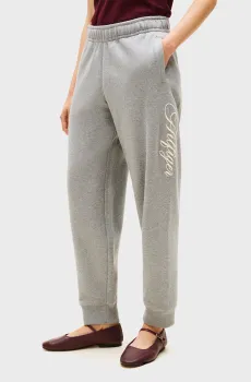 Женские светло-серые спортивные брюки TERRY Серый XS Tommy Hilfiger WW0WW46145