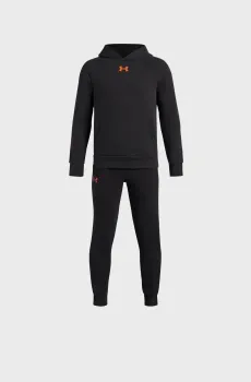 Детский черный спортивный костюм (худи, брюки) UA Rival Fleece Suit Черный 14 Under Armour 1379802-003