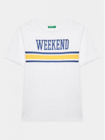 United Colors Of Benetton Футболка 3096C10BO Білий Regular Fit United Colors Of Benetton Футболка 3096C10BO Білий Regular Fit