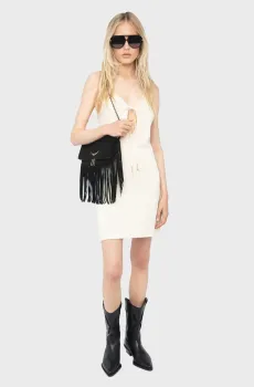 Женское белое платье Savana Белый M ZADIG&VOLTAIRE KWDR01209_JUDO