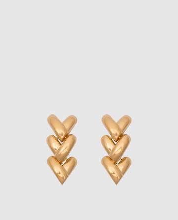 Золотые клипсы AMOR Золотые клипсы AMOR