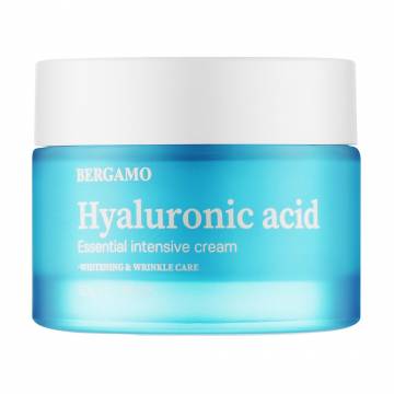 Крем для лица Bergamo Hyaluronic Acid Essential Intensive Cream с гиалуроновой кислотой, 50 г Крем для лица Bergamo Hyaluronic Acid Essential Intensive Cream с гиалуроновой кислотой, 50 г