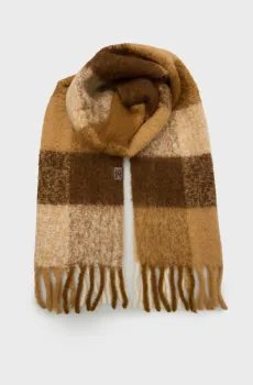 Женский шарф в клетку TH FLUFFY SCARF MIX Разноцветный ONESIZE Tommy Hilfiger AW0AW16996