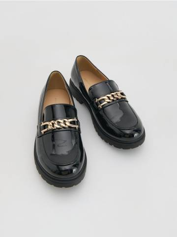 Reserved - Лофери з пряжкою - чорний - 573GG-99X