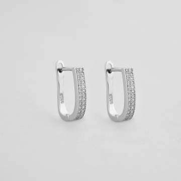 Серебряные серьги Minimal 520387б Серебряные серьги Minimal 520387б