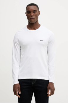 Хлопковый лонгслив BOSS 3 шт LSShirtRN 3P Classic