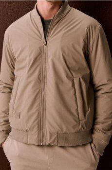 Бомбер - бежевий