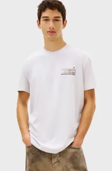 Мужская светло-серая футболка GYM BLOCK Серый L Tommy Jeans DM0DM22536