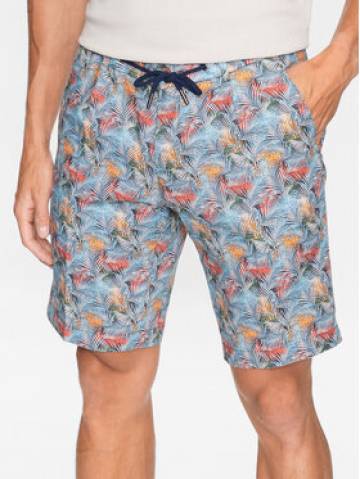 Bugatti Шорти з тканини 1949GD 36406 Голубий Slim Fit Bugatti Шорти з тканини 1949GD 36406 Голубий Slim Fit