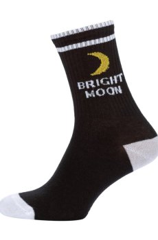 Носки женские Siela RT1322-078 Bright Moon, спортивные, черно-белые, размер 39-42