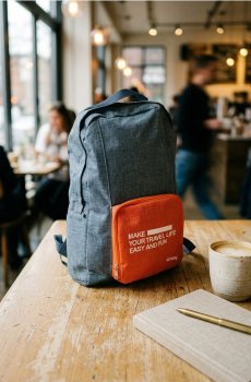 Рюкзак - темно-синій