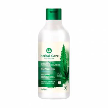 Мицеллярное молочко для лица Farmona Herbal Care Micellare с коноплей и коллагеном, 400 мл