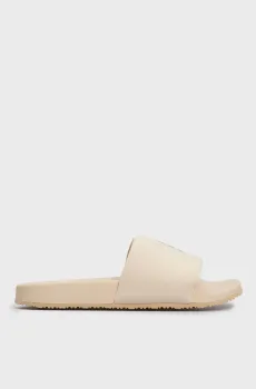 Женские бежевые слайдеры TH 85 SLIDE Бежевый 36 Tommy Hilfiger FW0FW07766