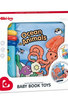 Детская музыкальная книжка BIBIINN Жители океана, с рождения (6070)