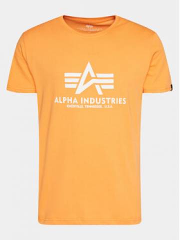Alpha Industries Футболка Basic 100501 Чорний Regular Fit Alpha Industries Футболка Basic 100501 Чорний Regular Fit