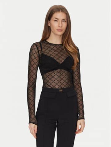Elisabetta Franchi Боді BO-021-51E2-V260 Чорний Slim Fit Elisabetta Franchi Боді BO-021-51E2-V260 Чорний Slim Fit