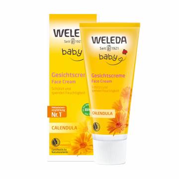 Детский крем для лица Weleda Baby Face Cream Календула, 50 мл Детский крем для лица Weleda Baby Face Cream Календула, 50 мл