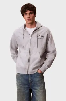 Мужское серое худи PREMIUM Серый L Calvin Klein Jeans LV04RF245G
