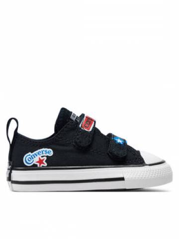 Converse Кеди Chuck Taylor All Star Easy On Sticker Stash A06359C Чорний Converse Кеди Chuck Taylor All Star Easy On Sticker Stash A06359C Чорний