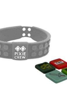 Набір Pixie Crew Браслет Майнкрафт 4 мульти-пікселі сірий (PXX-02-27-1)
