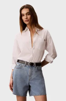 Женские голубые джинсовые шорты HI RISE Голубой 26 Calvin Klein Jeans LV047F675G