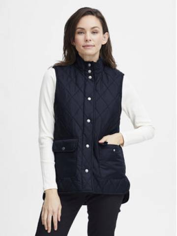 Fransa Жилет 20613276 Cиній Regular Fit Fransa Жилет 20613276 Cиній Regular Fit