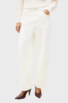 Женские белые джинсы BARREL Белый 27-32 Tommy Hilfiger WW0WW49500