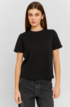 Женская черная футболка Черный S Tally Weijl STSCOTIKKY
