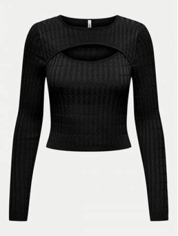 ONLY Светр Meddi 15339582 Чорний Cropped Fit ONLY Светр Meddi 15339582 Чорний Cropped Fit