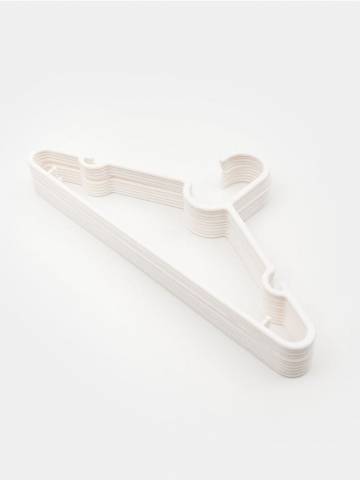 Вішалки, 10 шт. - білий